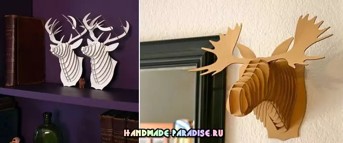 Dezgeha Christmas ji Cardboard. Çîna master