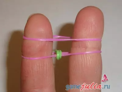 Thick bracelets made of gum on slingshot with video and photos