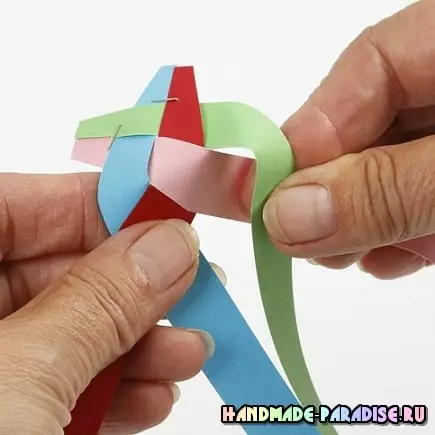 Kako iz papirja trakovi t veže žogo