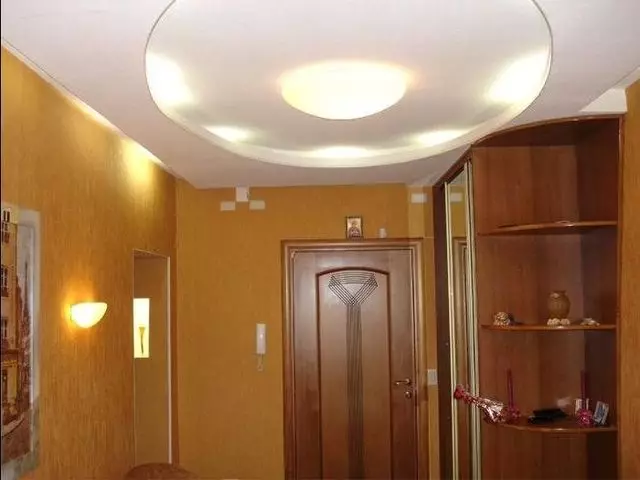 เพดานยิปซั่ม: การออกแบบห้องครัวทางเดิน