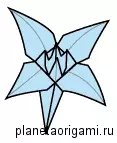 Hoa giấy Origami: Đề án mô tả, làm giấy hoa tulip, hoa huệ và hoa trắng mà không cần nỗ lực