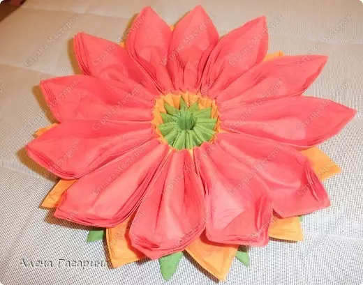Цветя от салфетки са сами: майсторски занаяти от салфетки, стъпка по стъпка инструкции за работа със снимки и видео