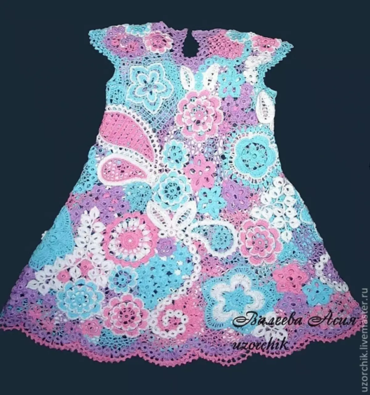 Haljina za djevojčice Crochet: video lekcije za početnike