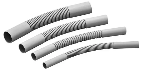 Pipa corrugated kanggo kabel lan kabel
