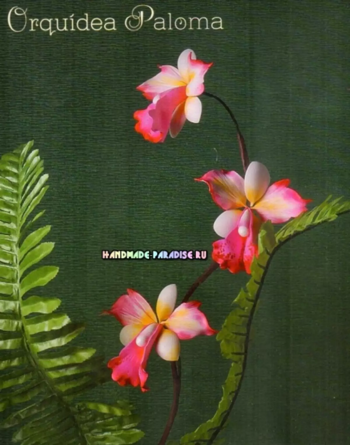 Hoa từ foamiran. Hướng dẫn và mô hình