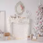 Registration of the New Year tree in silver and white colors [Tips with a photo]