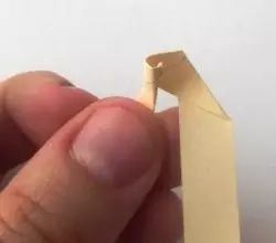 Origami stieg aus dem Papier mit den Händen: Schema auf Russisch für Anfänger