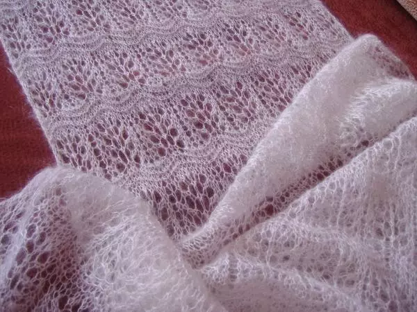 Skemi miftuħa bil-labar tan-knitting: skemi u deskrizzjonijiet ta 'Mohair fin