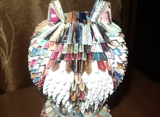 Cat (Origami ya Moduli): Mpango wa Kujenga Rydy na Lyson na Darasa la Mwalimu wa Video