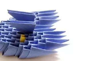 Dragon: Modulárny origami, montážna schéma s pokynmi krok za krokom a master triedy