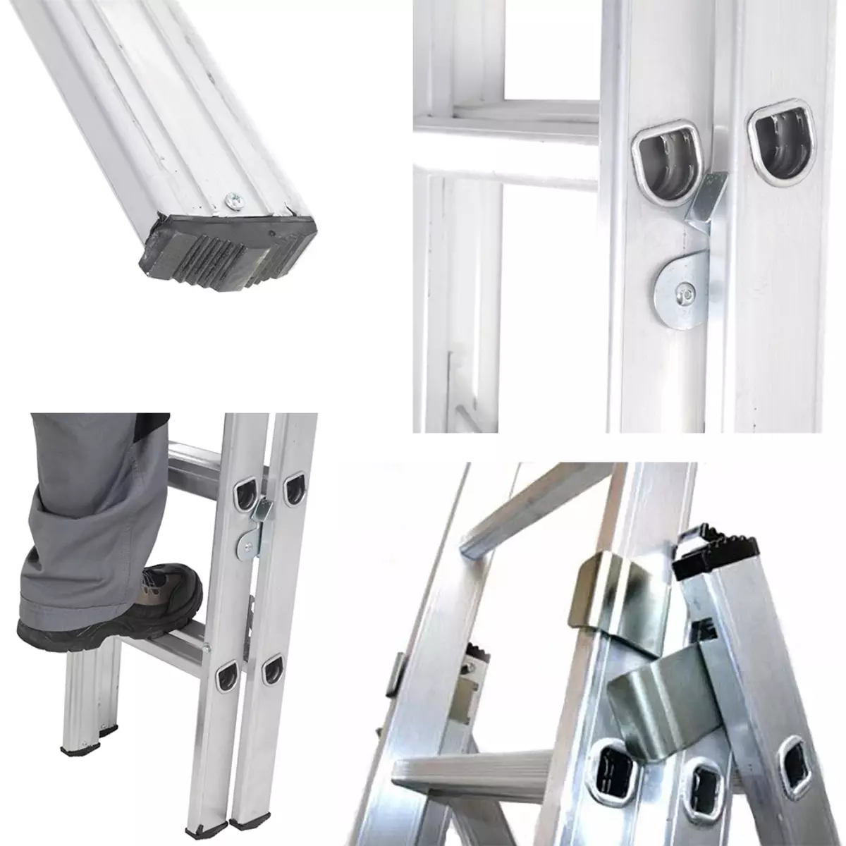 Характеристики на алуминиевото стълбище с три участъци
