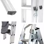 Pilihan untuk melaksanakan tangga aluminium dan ciri-ciri mereka | +55 Model foto