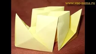 Video origami från papper för barn: blommor, groda och båt