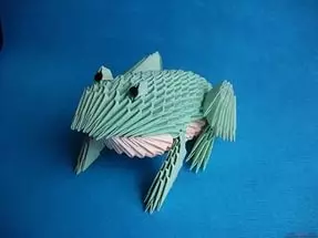 Video Origami from paper for children: Flowers, frog and boat