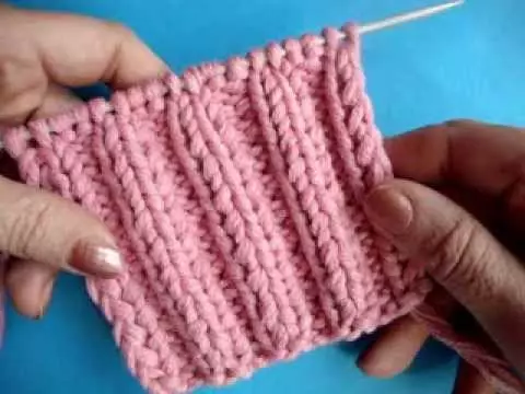 English gum knitting needles for scarf: knitting scheme for beginners