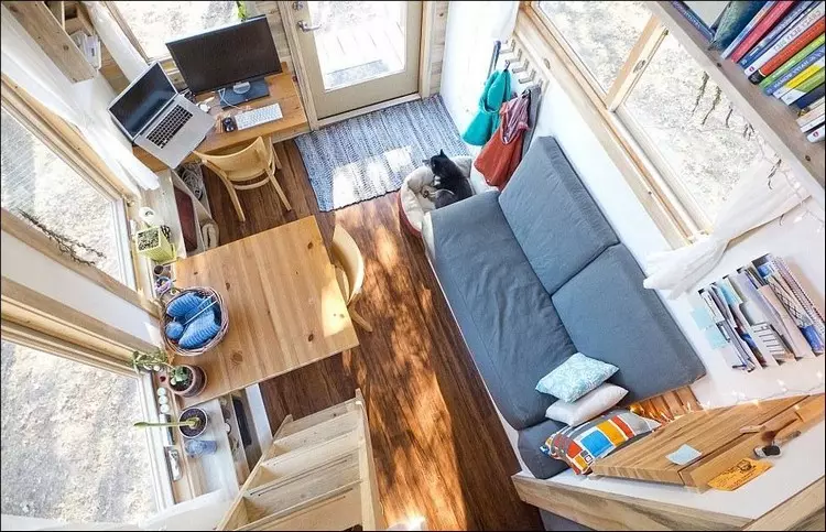 Reka Bentuk Dalaman Sebuah Rumah Kecil - Idea untuk Kotej Little Anda Sendiri (52 Foto)