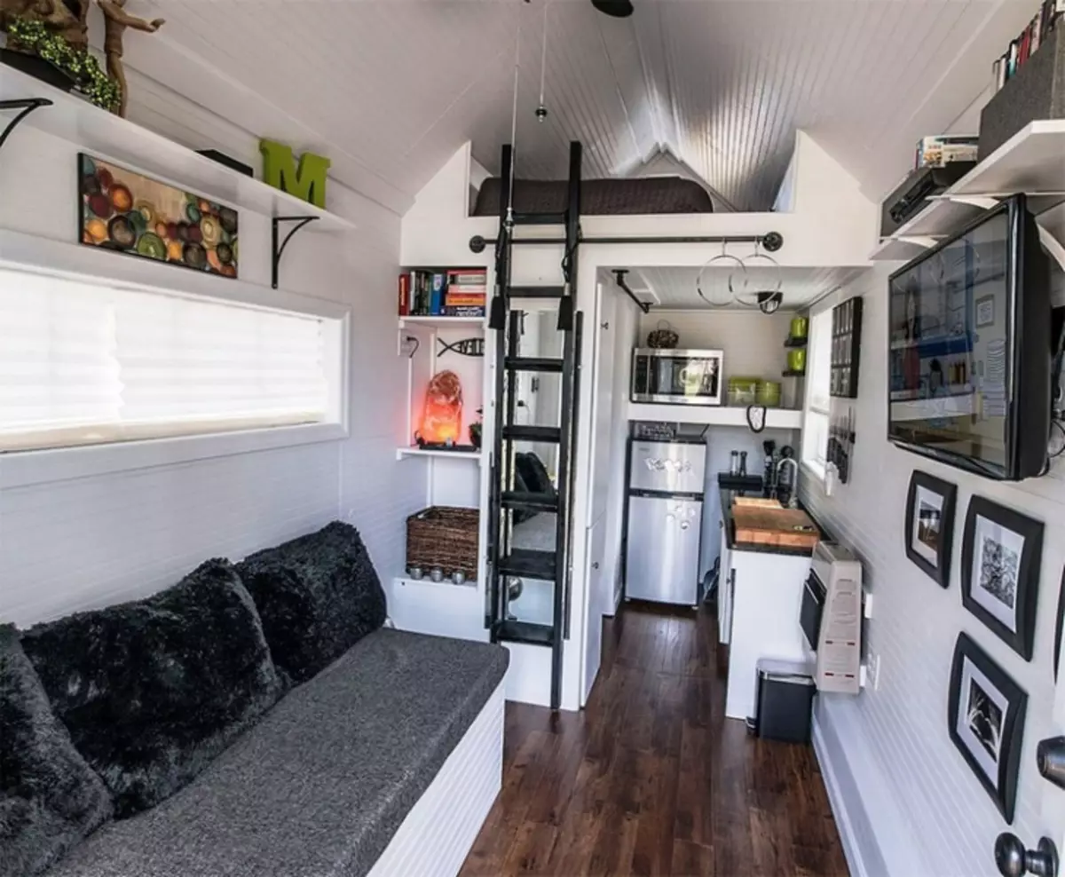 Interiørdesign av et lite hus - Ideer til din egen lille hytte (52 bilder)