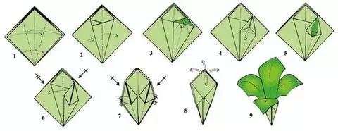 Жаңадан бастаушыларға арналған оригами гүлдері: қызғалдақ пен лалагүлді қалай жасауға болады