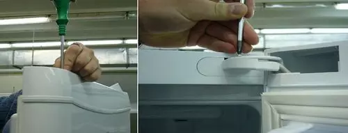 Instrukcija Kaip išversti šaldytuvo dureles