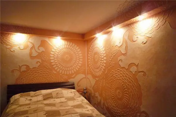 Opsionet e suvës dekorative në dhomën e gjumit me foto