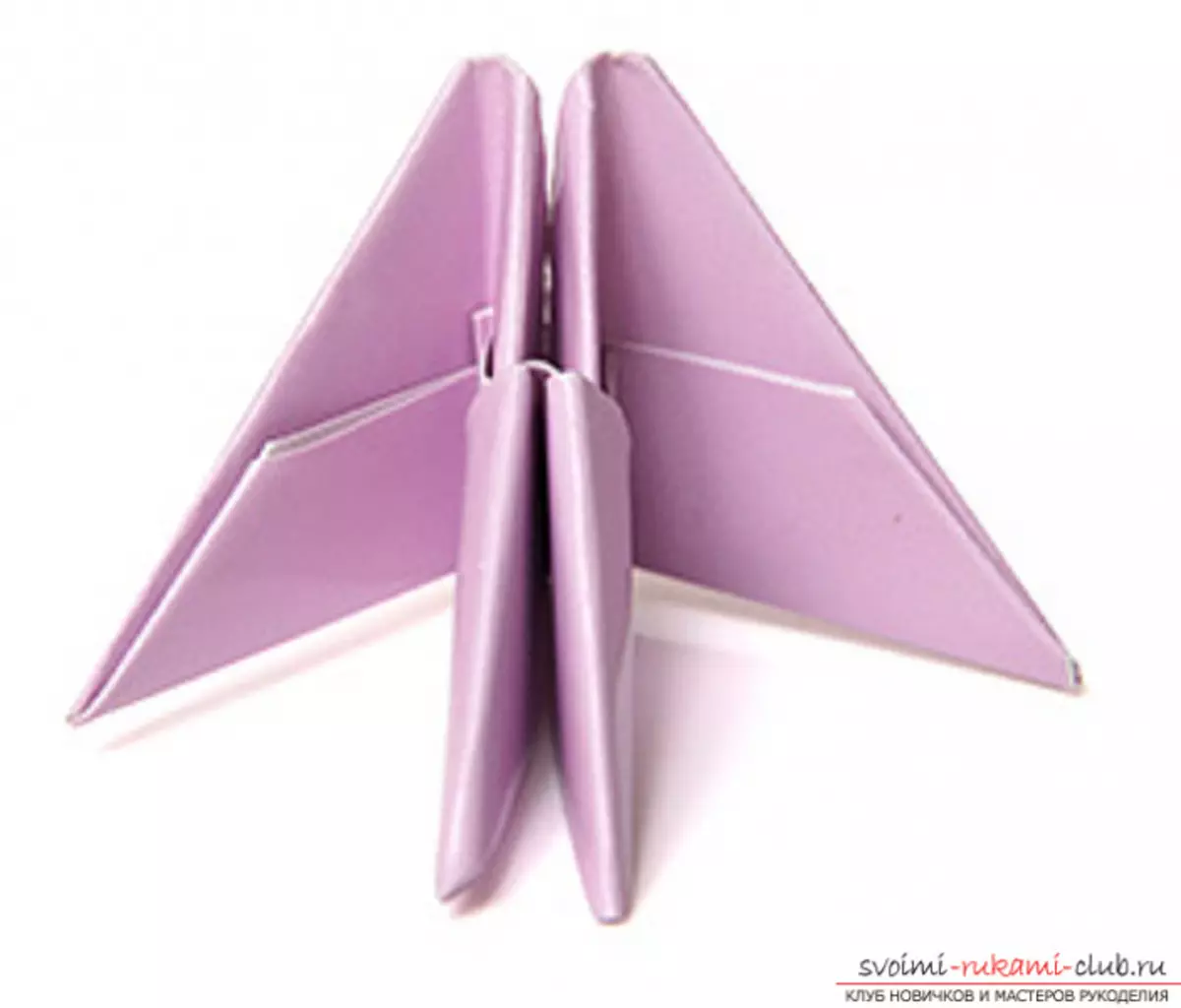 lebed origami从纸质：如何用照片和视频逐步制作