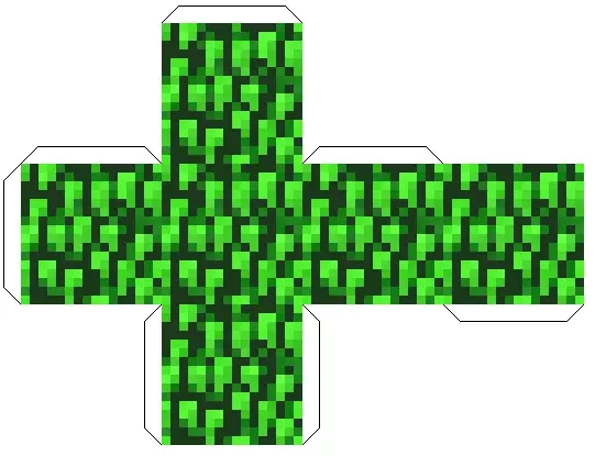 Origami Minecraft af pappír: Schemes, hvernig á að gera blokkir með myndum og myndskeiðum