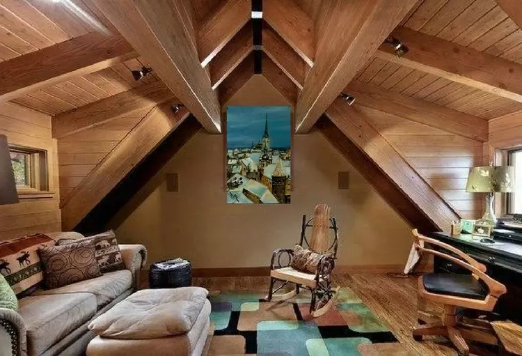 الداخلية من منزل خشبي داخل: الأفكار الحديثة لمنزل ريفي خاص (43 صورة)