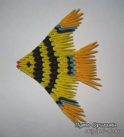 Origami: masî ji bo zarokên bi wêne û vîdyoyê