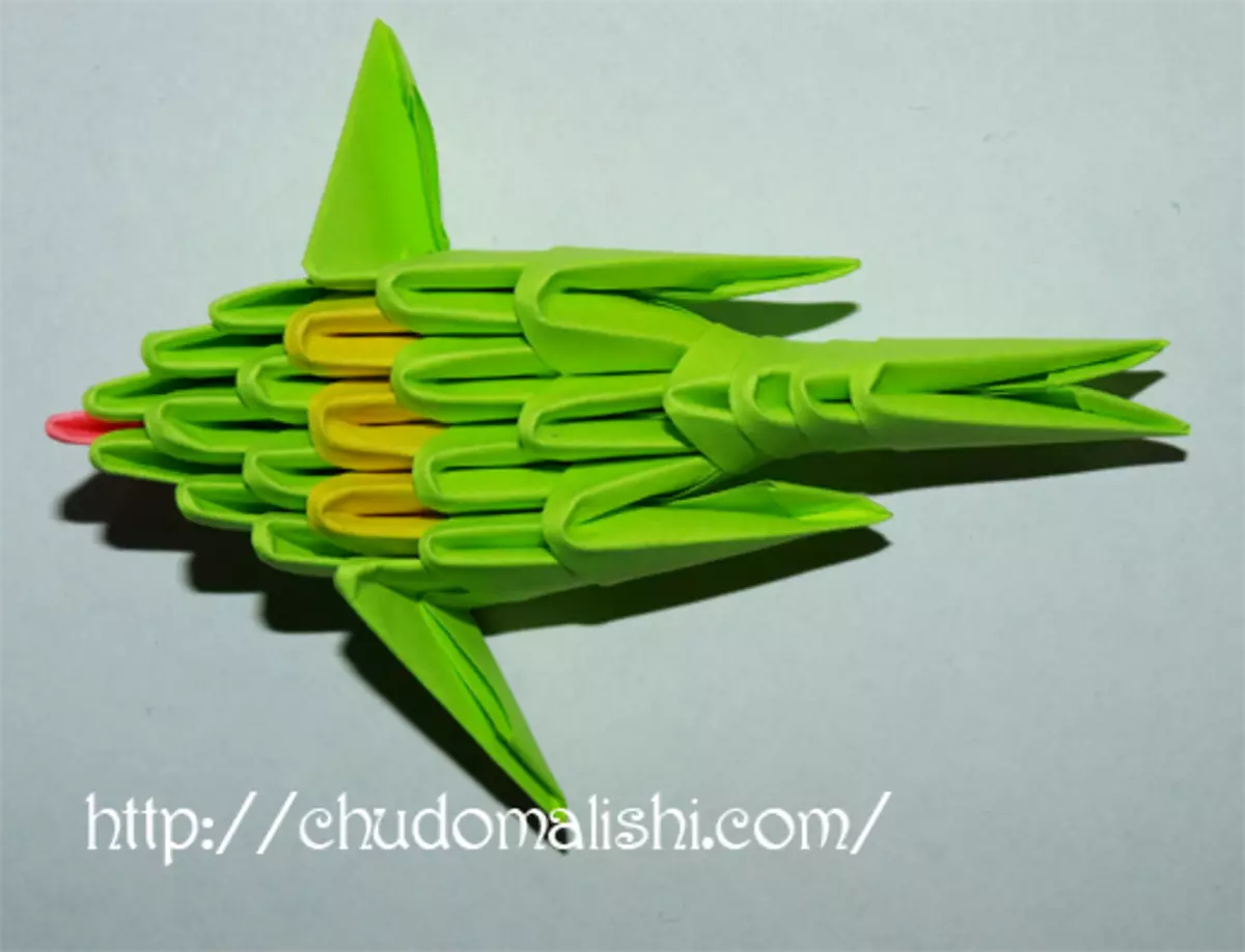 Origami: Foto va video bo'lgan bolalar uchun baliq