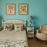 Provence Bedroom Decoration: Ábendingar um val á litasviði, húsgögn og skraut