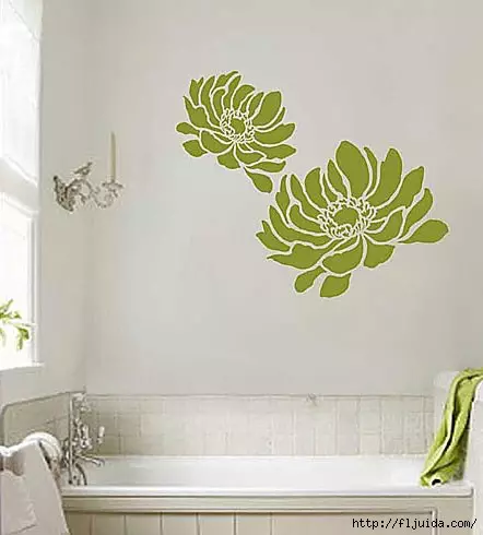 57 Stenciluri florale pentru decorațiuni și design de perete