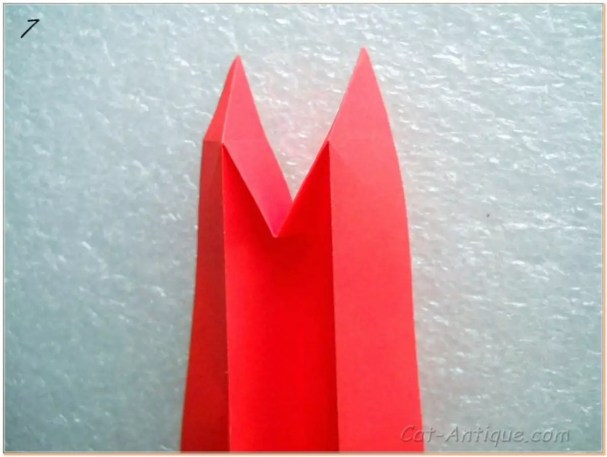 Origami Cat: Masterklasse mei skema's en fideo