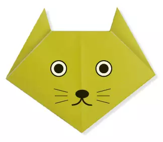 ओरिगामी मांजर: योजना आणि व्हिडिओसह मास्टर क्लास