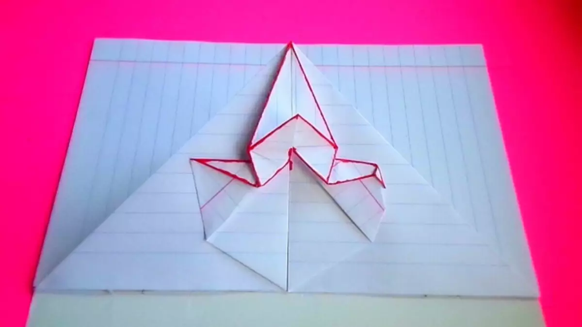 Origami fyrir persónulega dagbók: Hvernig á að gera hjörtu með myndum og myndskeiðum