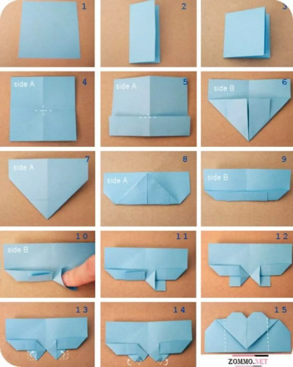 Origami for en personlig dagbok: Hvordan lage hjerter med bilder og videoer