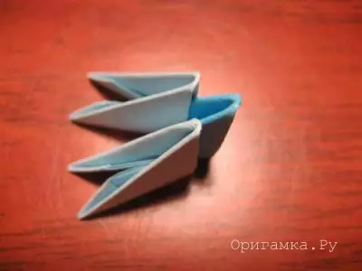 אגרטל נייר אוריגמי: מחלקה מאסטר עם וידאו ותמונה