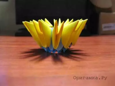 Origami Βάζο χαρτιού: Master Class με βίντεο και φωτογραφία