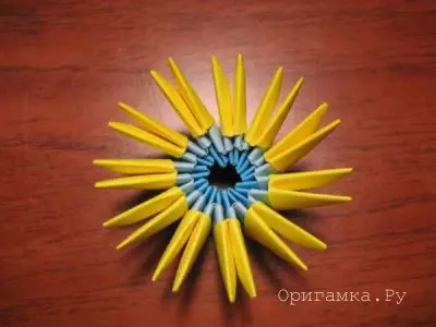 Origami karatasi vase: darasa bwana na video na picha