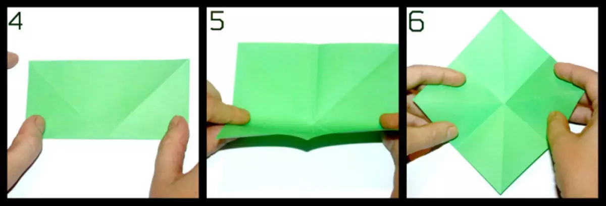 Origami Papye vaz: Mèt klas ak videyo ak foto