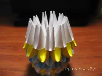 Vaso di carta origami: classe master con video e foto