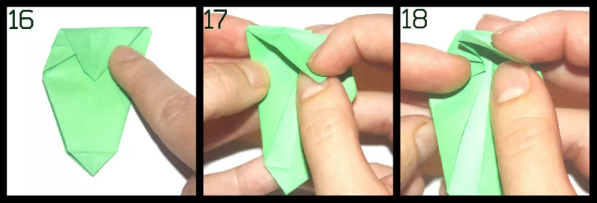 Vaso di carta origami: classe master con video e foto