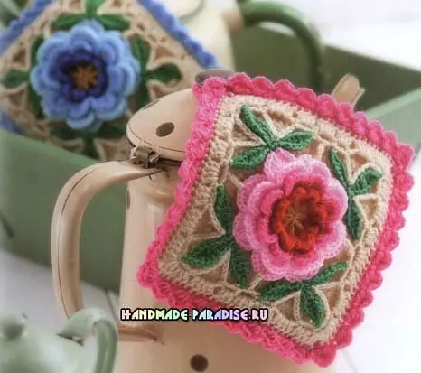 ყველაზე ლამაზი ფირები crochet roses