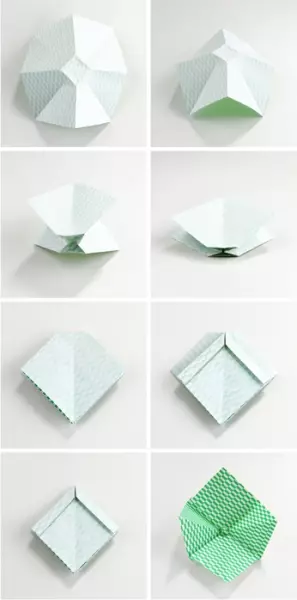 Origami Paper Bow: Steg-for-trinns instruksjoner med video og skjema