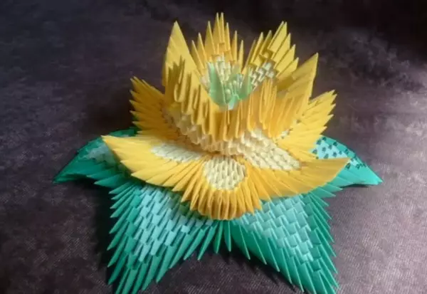 Origami Lotos: Como facer papel e de módulos con fotos e vídeos