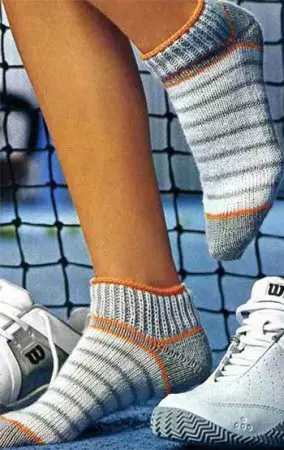 Pletenje khima lijepe ženske čarape čarape