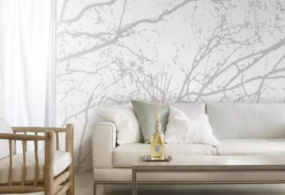 Jak aplikovat tapetu se stromy v interiéru, kreslení pod stromem