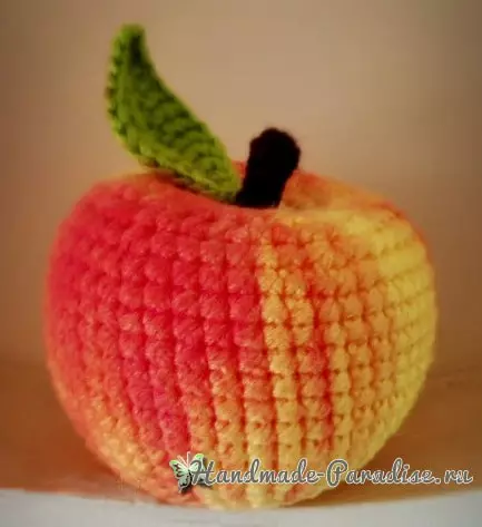 შეიტანეთ Apple Crochet. სქემა