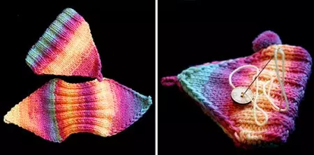 2 knits에 여성을위한 뜨개질 트랙 : 설명이있는 계획