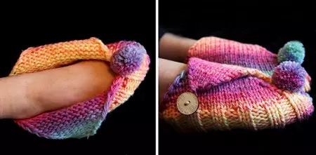 סריגה מסלולים לנשים על 2 knits: ערכת עם תיאור