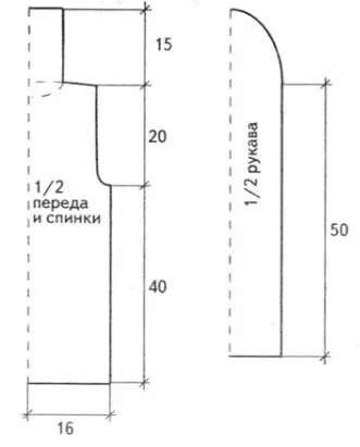 初心者の説明を持つ編み針を持つセーター